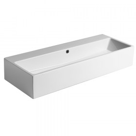 lavabo sospeso 39x100 senso realizzati in ceramica bianca lucida